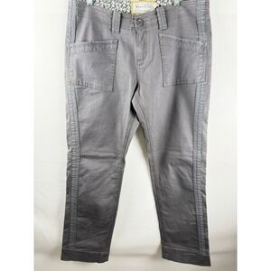Aventura Hiking Pants Gray Sz 10 Organic Cotton Square Pockets Eco Sustainable